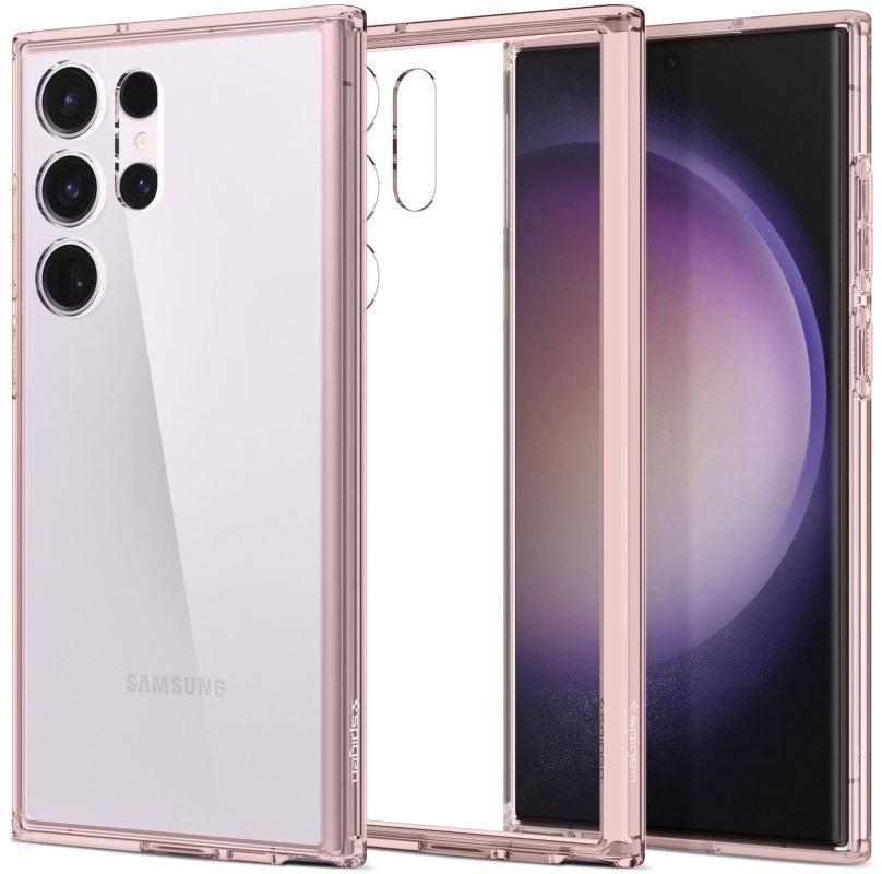 Kryt na mobil Spigen Ultra Hybrid Rose Crystal Samsung Galaxy S23 Ultra