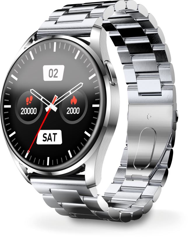 Chytré hodinky Aligator Watch Pro X (Y32) stříbrné