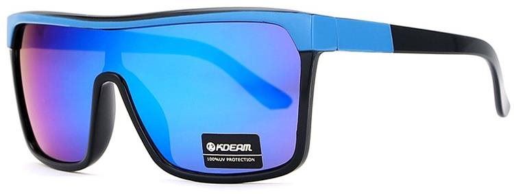 Sluneční brýle KDEAM Scottmc 3 Black & Blue / Blue