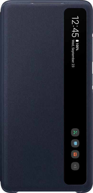 Pouzdro na mobil Samsung Galaxy S20 FE Flipové pouzdro Clear View námořnícká modrá