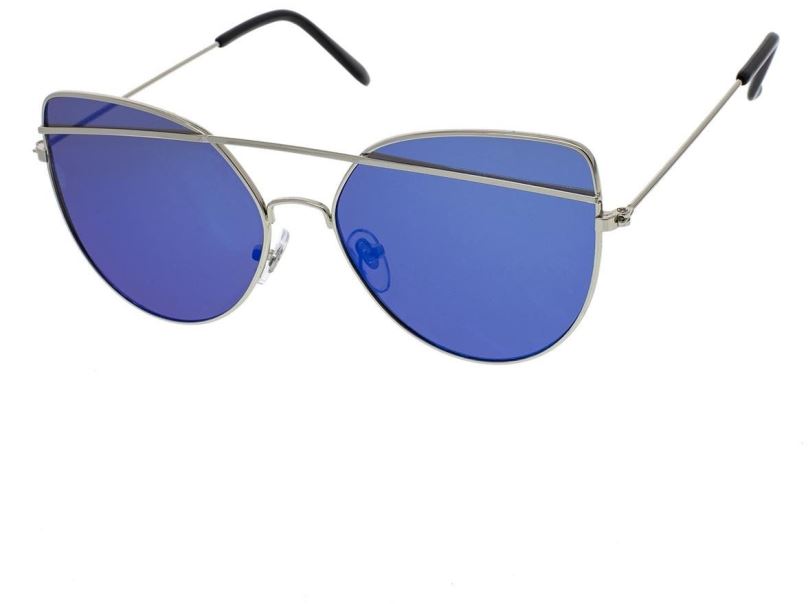 Sluneční brýle OEM Sluneční brýle pilotky Giant stříbrné obroučky modrá skla