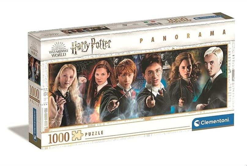 CLEMENTONI Panoramatické puzzle Harry Potter: Studenti 1000 dílků