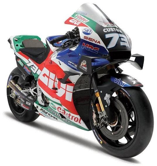 Auto Maisto Motocykl LCR Honda 2021 73 Alex Marquez 1:18