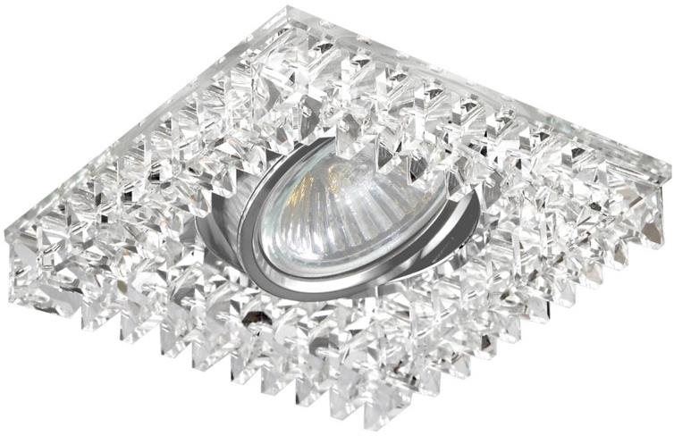 Bodové osvětlení Luxera 71067 - Podhledové svítidlo CRYSTALS 1xGU10/50W/230V