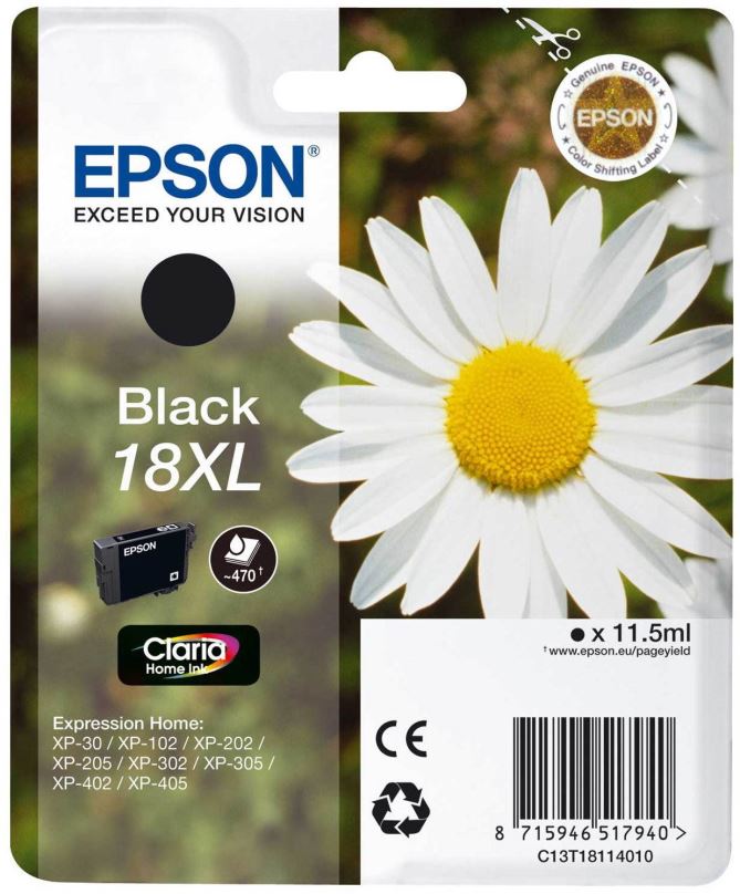 Cartridge Epson T1811 černá