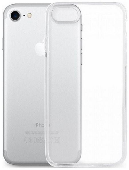 Kryt na mobil TopQ iPhone SE 2020 silikon 2 mm průhledný 51501