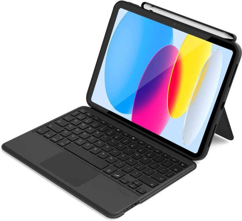 Pouzdro na tablet s klávesnicí Epico klávesnice s pouzdrem pro iPad 10.9" (2022) - černá HU
