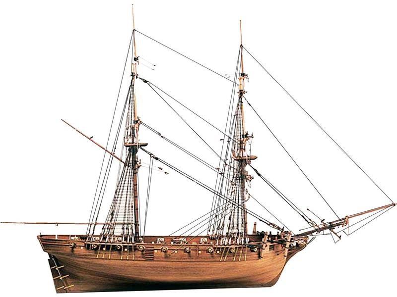 Model lodě CALDERCRAFT H.M.S. Cruiser briga 1797 1:64 kit