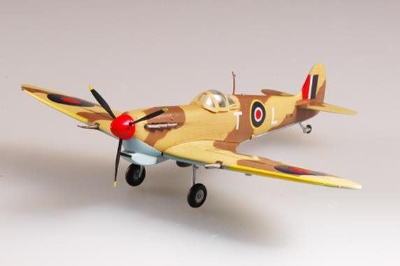 Model letadla Easy Model - Supermarine Spitfire Mk VB, RAF, pouštní kamufláž, 1/72