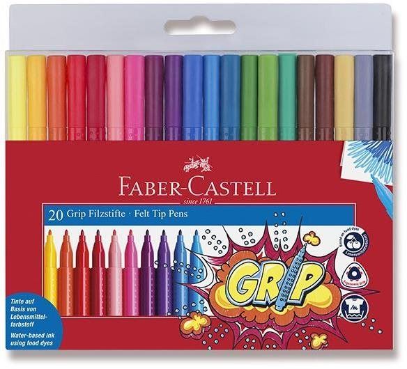 Fixy FABER-CASTELL Grip 20 barev