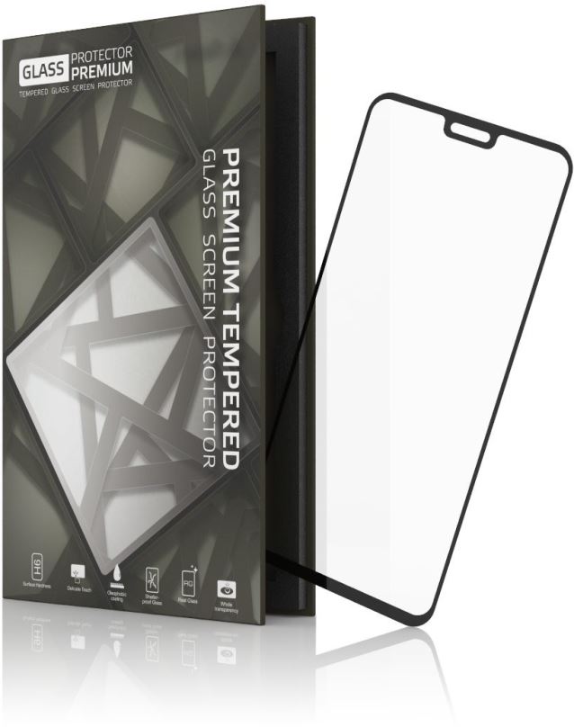 Ochranné sklo Tempered Glass Protector Rámečkové pro Honor 8X / 9X Lite 2020 Černé