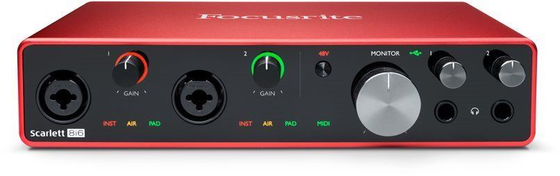 Externí zvuková karta Focusrite Scarlett 8i6 3rd Gen