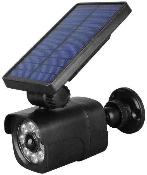 LED světlo Entac Venkovní solární světlo LED falešná kamera s čidlem pohybu 4W 200lm, denní