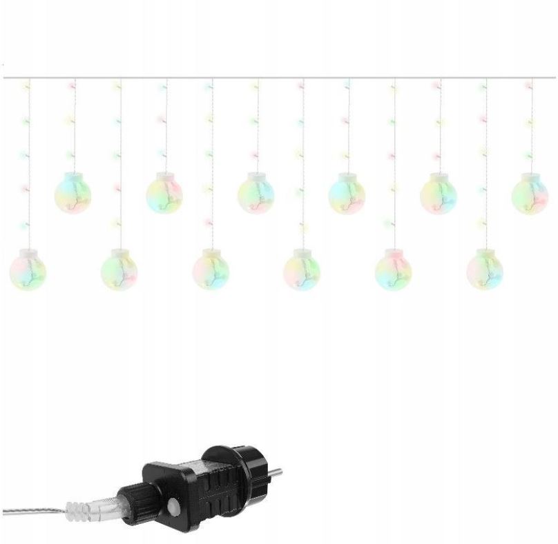 Vánoční osvětlení ISO 11345 koule 108 LED, 3,6W multicolor