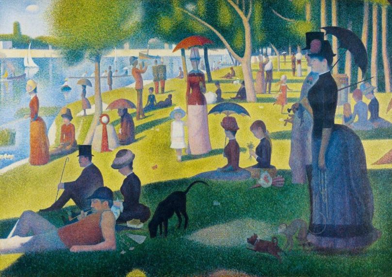 BLUEBIRD Puzzle Nedělní odpoledne na ostrově La Grande Jatte 1000 dílků