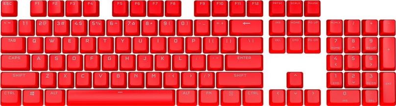 Náhradní klávesy Corsair PBT Double-shot Pro Keycaps ORIGIN Red