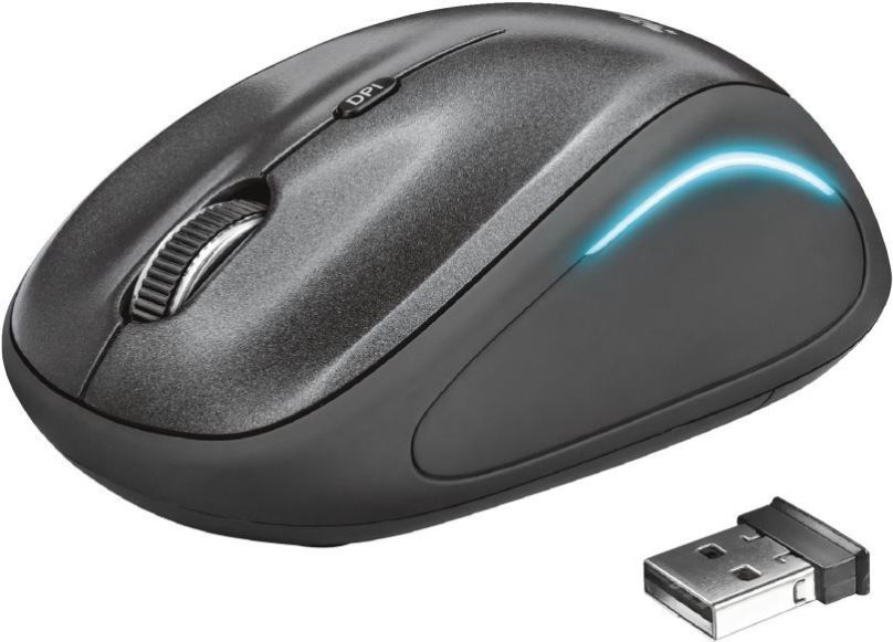 Myš Trust Yvi FX Wireless Mouse - black