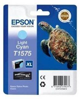 Cartridge Epson T1575 světlá azurová