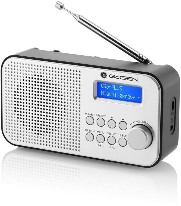 Rádio Gogen DAB 300 N s DAB+ certifikací