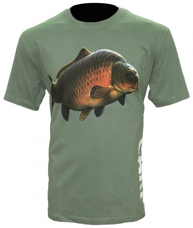 Zfish Tričko Carp T-Shirt Olive Green L