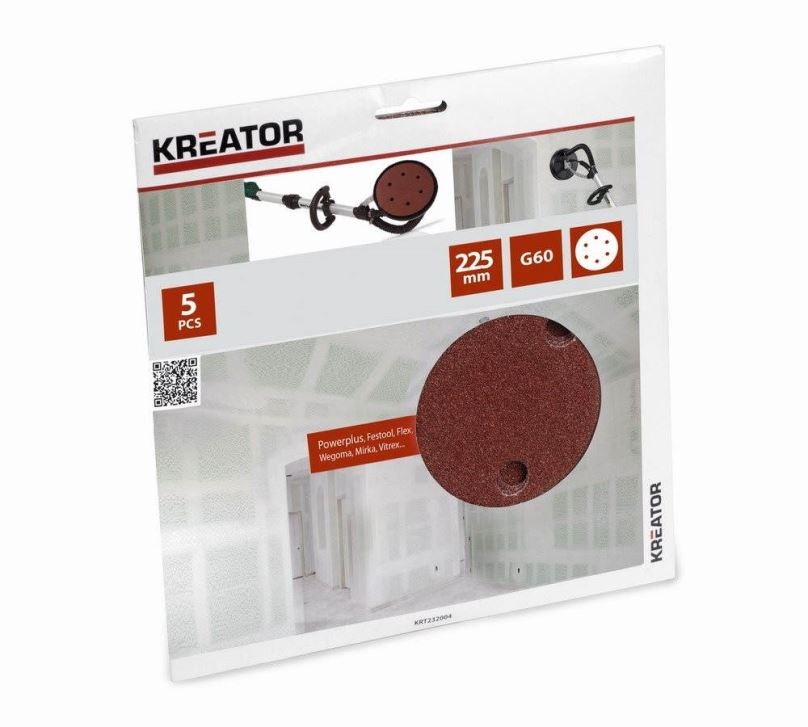 Brusný papír Kreator KRT232004, 225mm