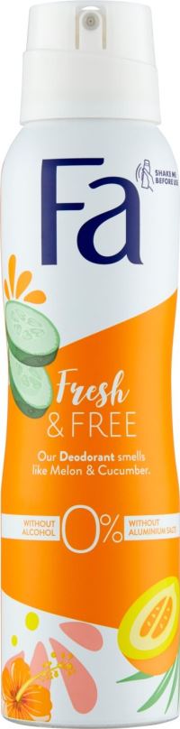 Deodorant FA Fresh & Free Melon & Cucumber 150 ml