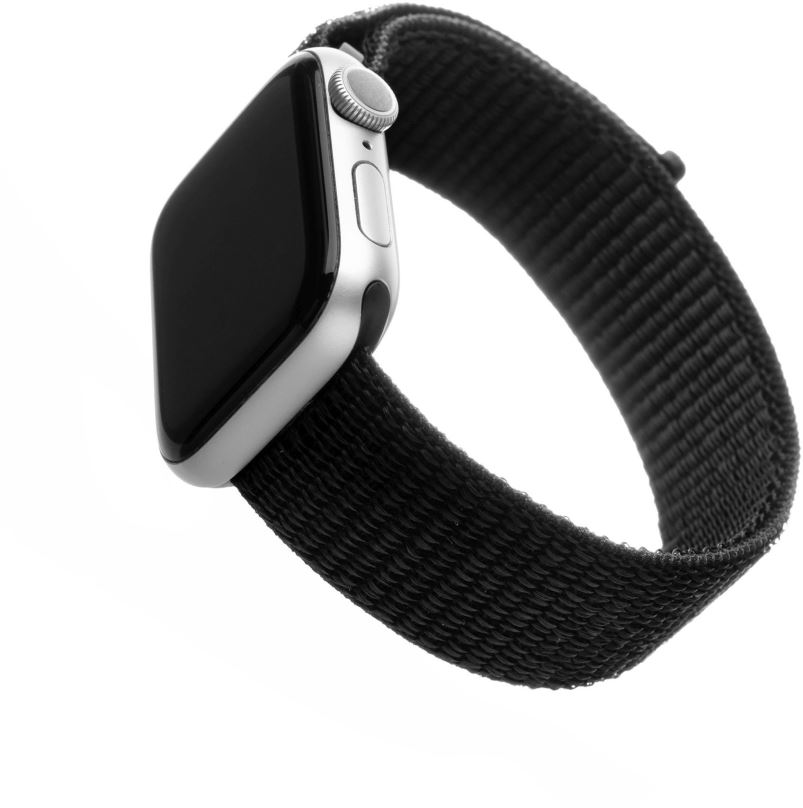 Řemínek FIXED Nylon Strap pro Apple Watch 38/40/41mm černý