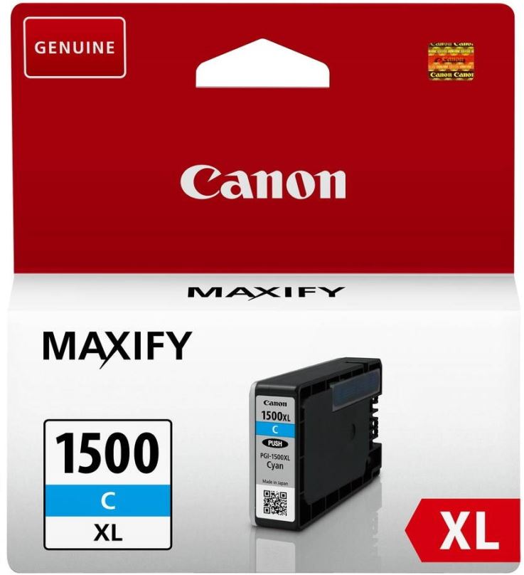 Cartridge Canon PGI-1500XL C azurová