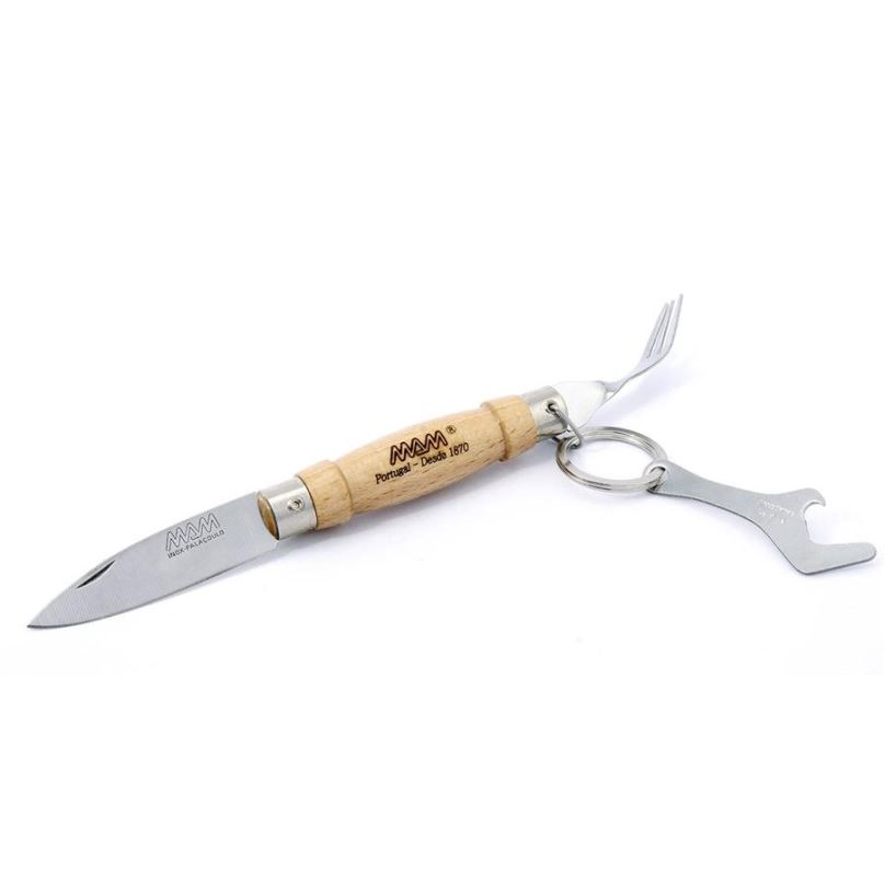 Nůž MAM Zavírací nůž Traditional 2023 s vidličkou a otvírákem