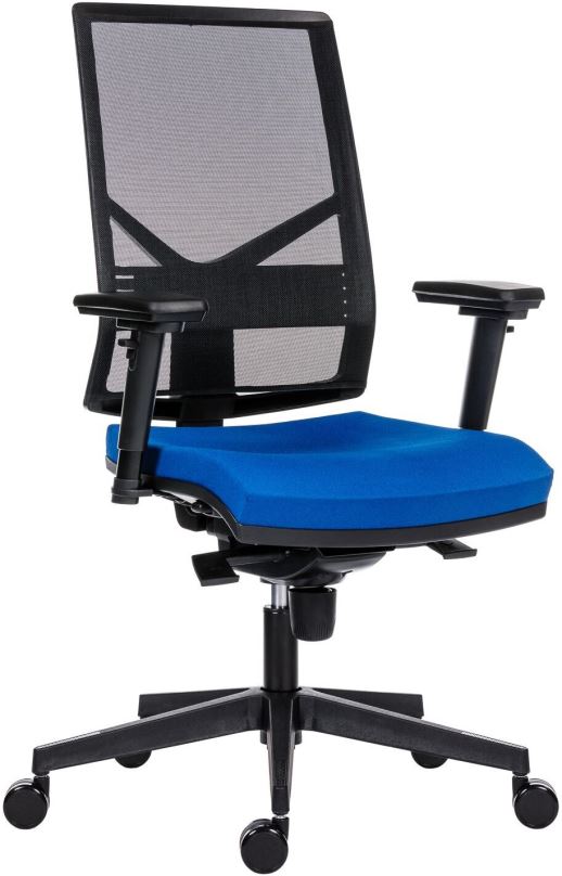 Kancelářská židle ANTARES 1850 Syn Omnia SL BN3 modrá + područky AR08