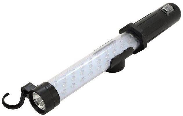LED svítilna COMPASS Svítilna montážní 27+7LED nabíjecí 12/220V s magnetem