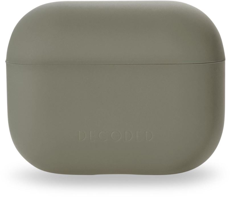 Pouzdro na sluchátka Decoded Silicone Aircase Olive AirPods 3