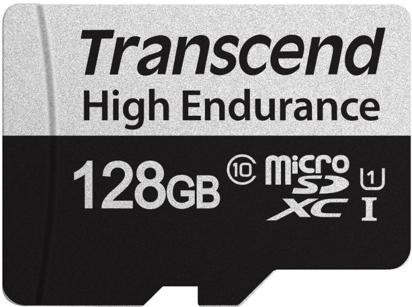 Paměťová karta Transcend microSDXC 128GB 350V + SD adaptér