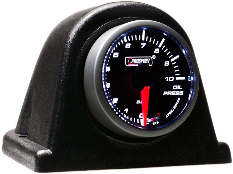 Přídavný budík do auta PROSPORT PREMIUM přídavný ukazatel tlaku oleje 0-10bar