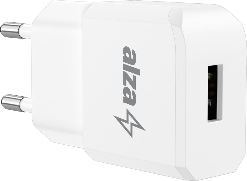 Nabíječka do sítě AlzaPower Smart Charger 2.1A bílá