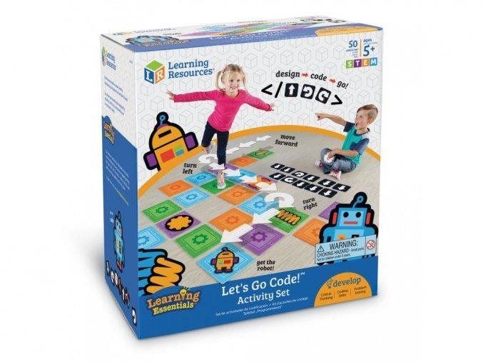Vzdělávací hračka Learning Recources Pohybová hra - učení kódování - Let'S Go Code!