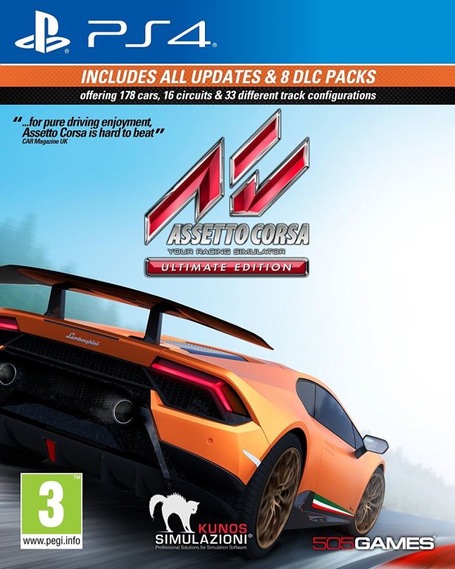 Hra na konzoli Assetto Corsa: Ultimate Edition - PS4