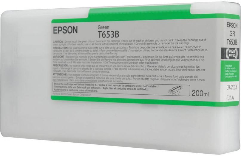 Cartridge Epson T653B zelená
