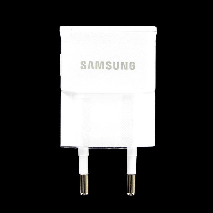 Originální cestovní nabíječka Samsung ETA0U83EWE s USB výstupem, 1A, bílá (Bulk)
