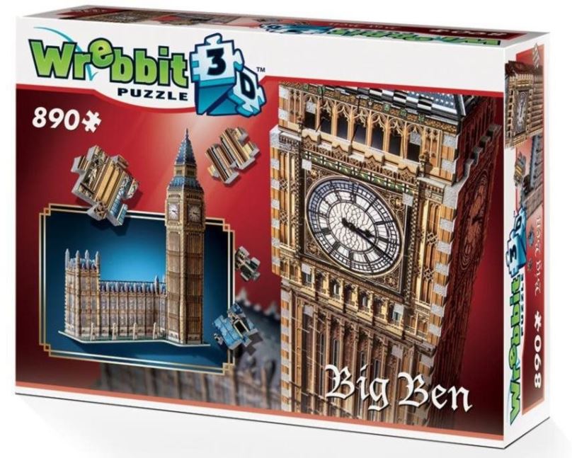 3D puzzle Wrebbit 3D puzzle Big Ben a Westminsterský palác 890 dílků