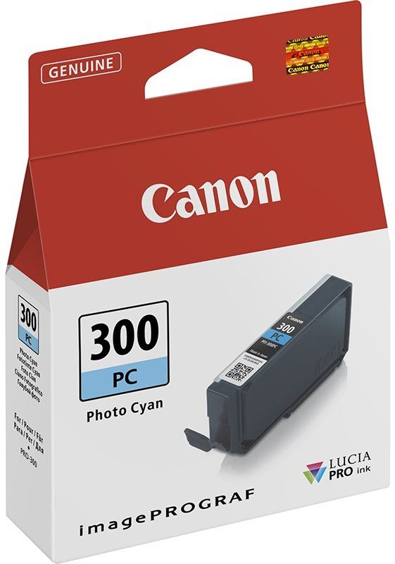 Cartridge Canon PFI-300PC foto azurová
