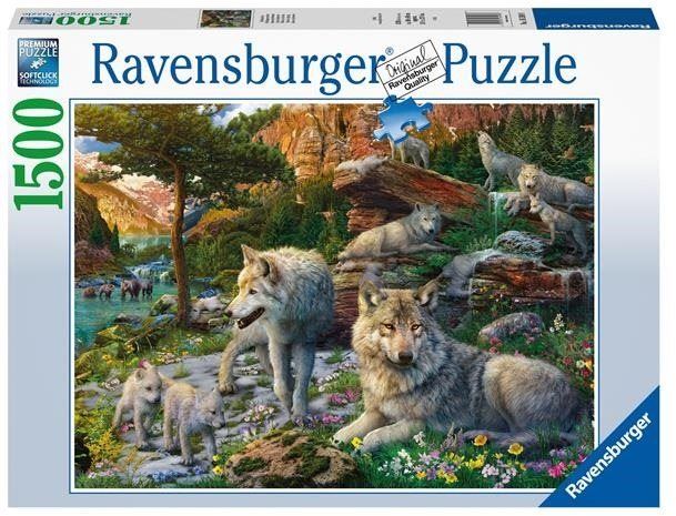 Puzzle Ravensburger 165988 Jarní vlci 1500 dílků