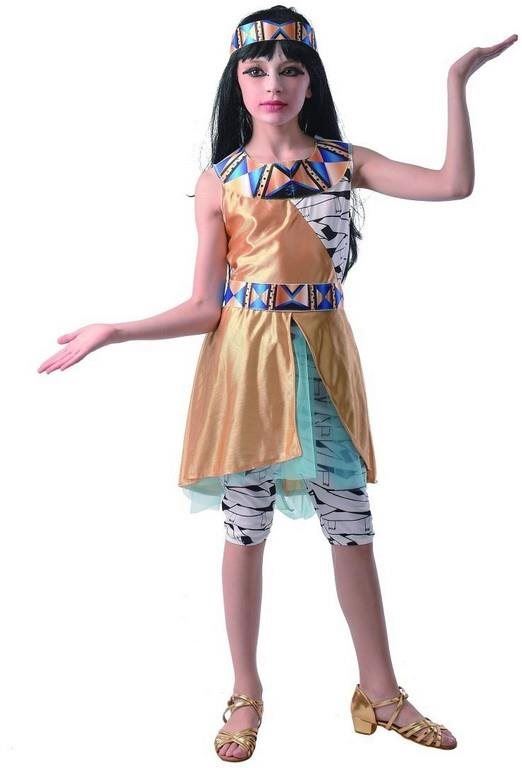 Kostým Šaty na karneval - Kleopatra,  110 - 120 cm