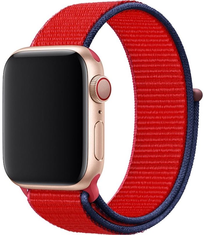 Řemínek Eternico Airy pro Apple Watch 42mm / 44mm / 45mm / Ultra 49mm Chilly Red and Blue edge