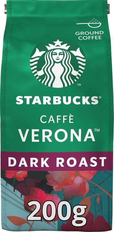 Káva Starbucks Caffe Verona, mletá káva, 200g