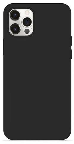 Kryt na mobil Epico Silikonový kryt na iPhone 12/12 Pro s podporou uchycení MagSafe - černý