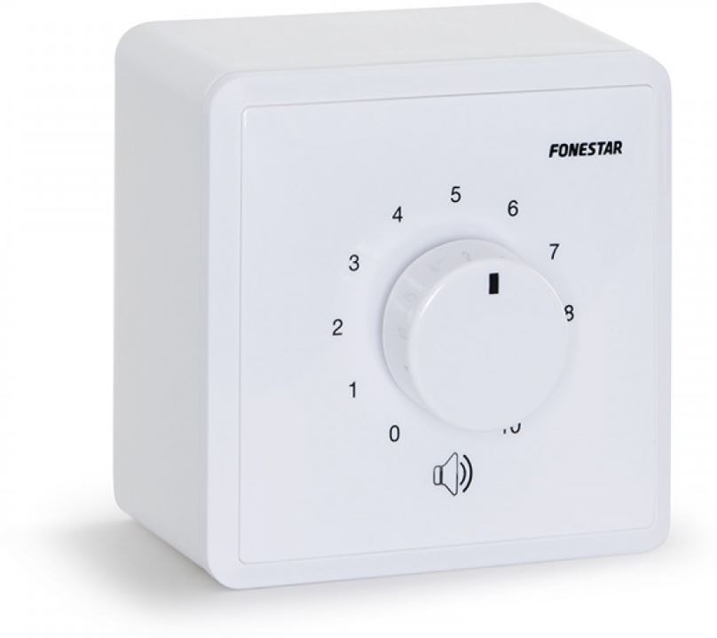 Fonestar AT-160R - 100 V nástěnný regulátor hlasitosti s krabičkou