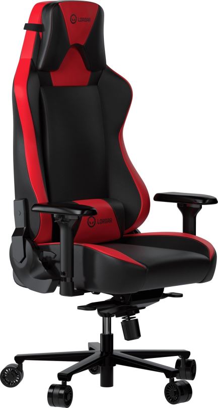 Herní židle LORGAR herní židle Base 311, černá/červená