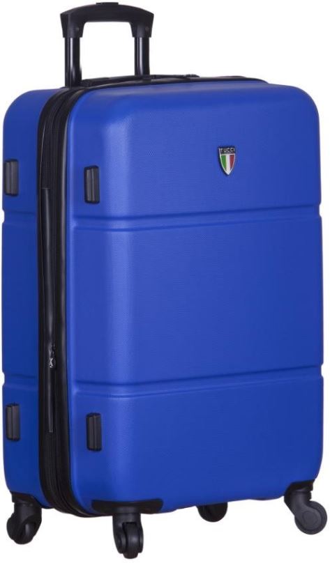 Cestovní kufr TUCCI T-0117/3 L ABS - modrá