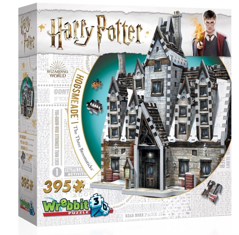 3D puzzle Wrebbit 3D puzzle Harry Potter: U Tří Košťat 395 dílků